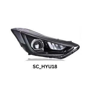 VLAND LED Headlights Fit For Hyundai Elantra 2011-2016 LED DRL LH+RH Demon Eyes